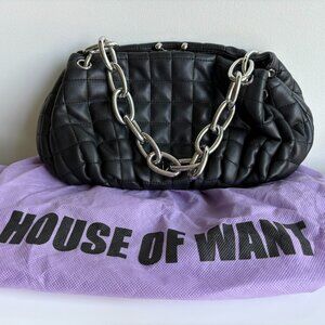 House of Want Black Shoulder Bag